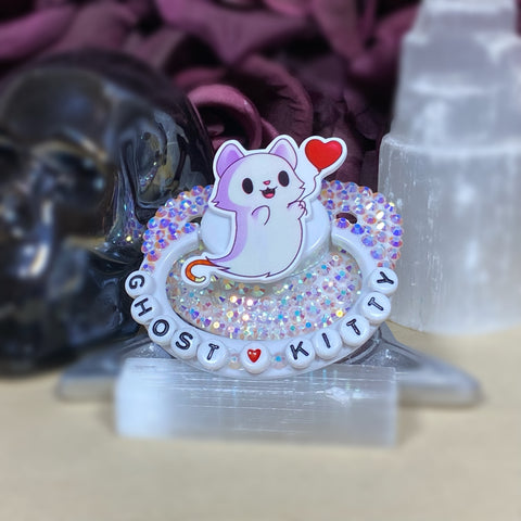 Ghost Kitty Adult Pacifier