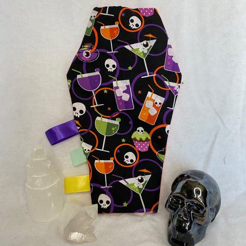 Spooky Cocktail Crinkle Coffin